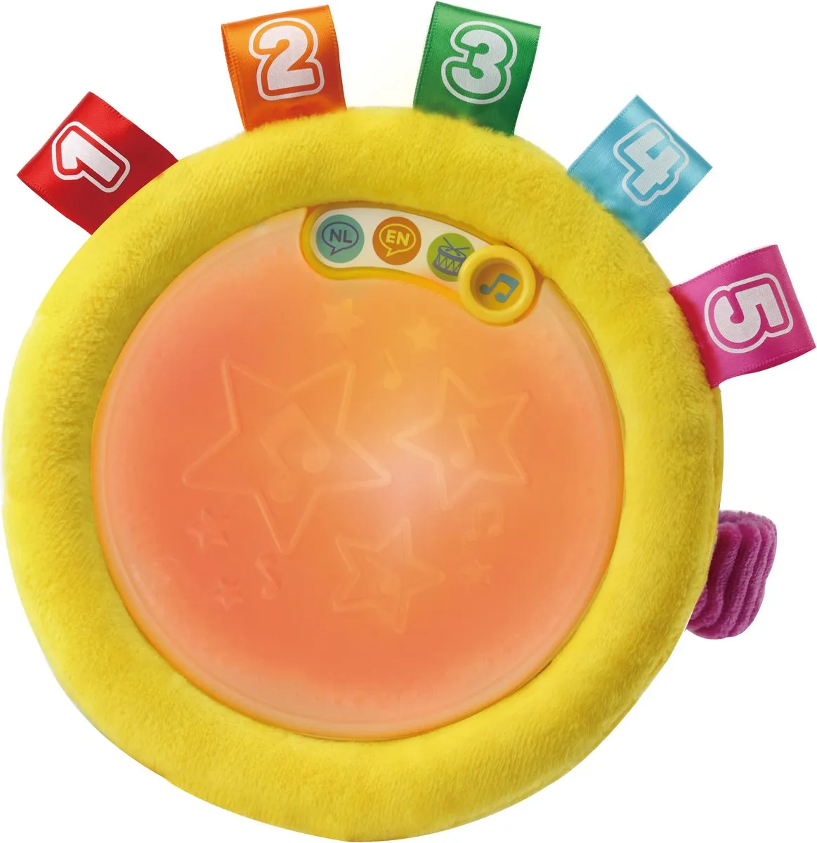 VTech Baby Pluchen Lichtjestrommel 80-612542 - Educatief Speelgoed - Multikleuren