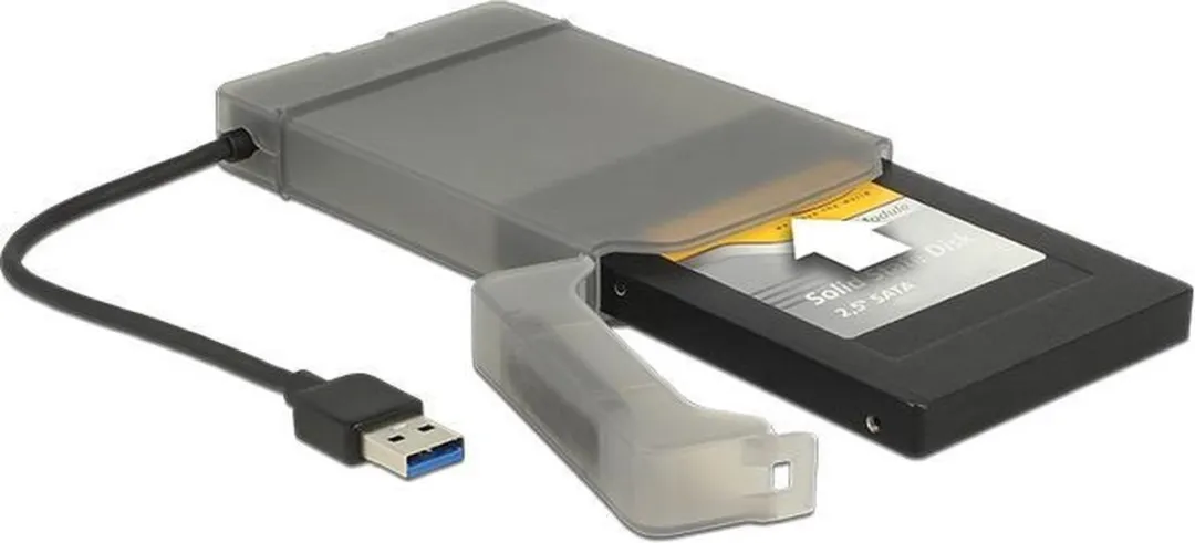 Delock 62742 USB 3.0 naar SATA Converter - 22 pin - Zwart