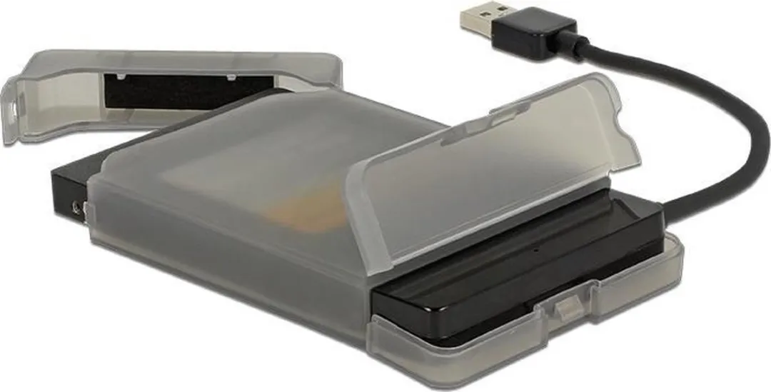 Delock 62742 USB 3.0 naar SATA Converter - 22 pin - Zwart