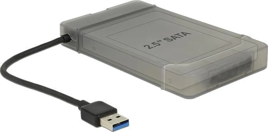Delock 62742 USB 3.0 naar SATA Converter - 22 pin - Zwart