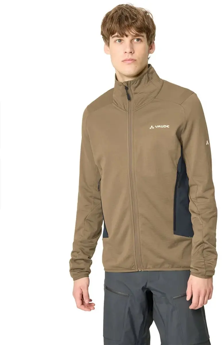 Vaude Monviso Ii Fleece Met Volledige Rits Bruin L Man