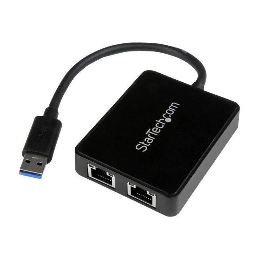Startech USB32000SPT USB 3.0 Netwerkadapter - Zwart