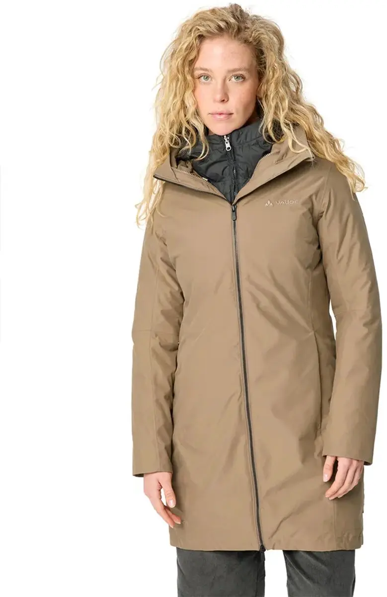 Vaude Annecy 3in1 Iii Afneembare Jas Bruin 40 Vrouw