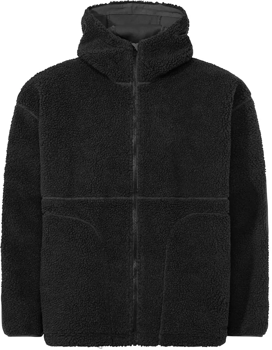 Vaude Manukau IV Fleece met Capuchon - Zwart L - afbeelding 3 van 3