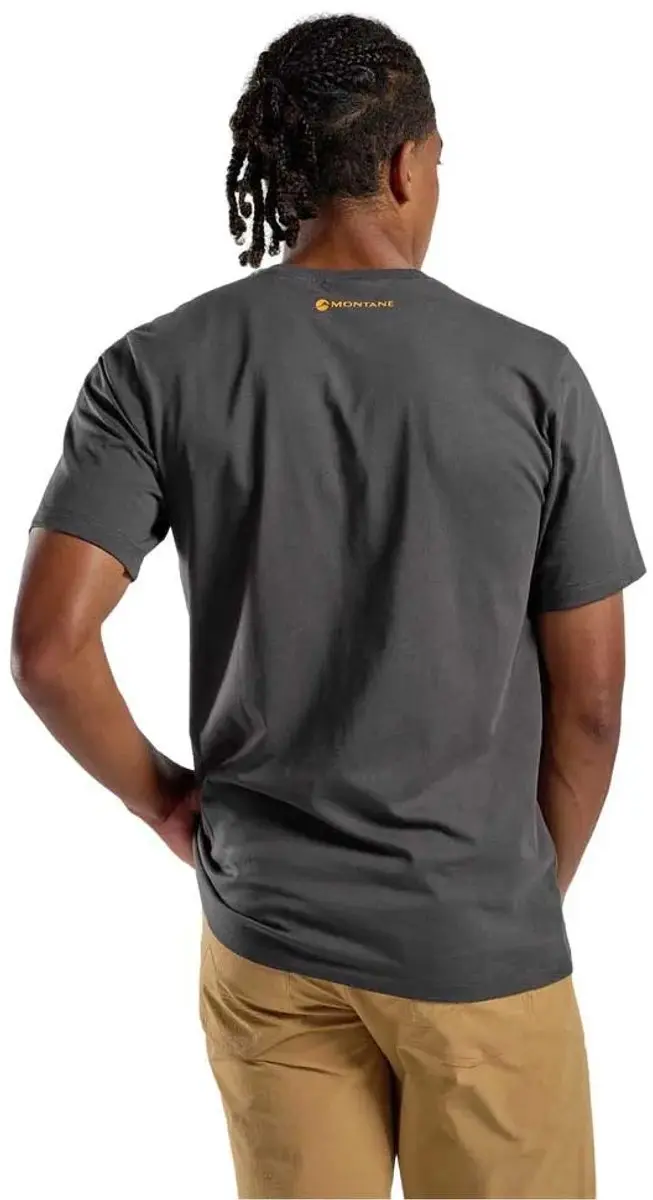 Montane Dual Mountain T-shirt - Midnight Grey XL - afbeelding 2 van 4