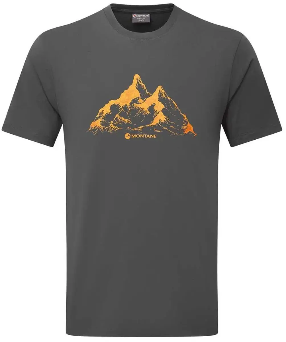 Montane Dual Mountain T-shirt - Midnight Grey XL - afbeelding 4 van 4