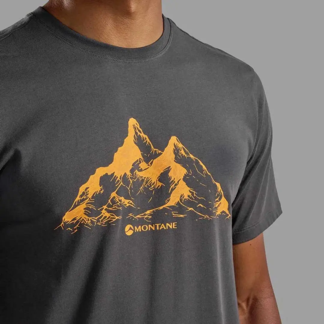 Montane Dual Mountain T-shirt - Midnight Grey XL - afbeelding 3 van 4