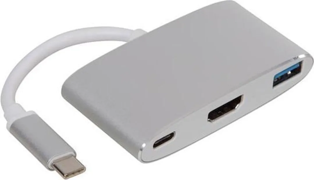 Velleman USB-C naar HDMI/USB 3.0 + Power Delivery