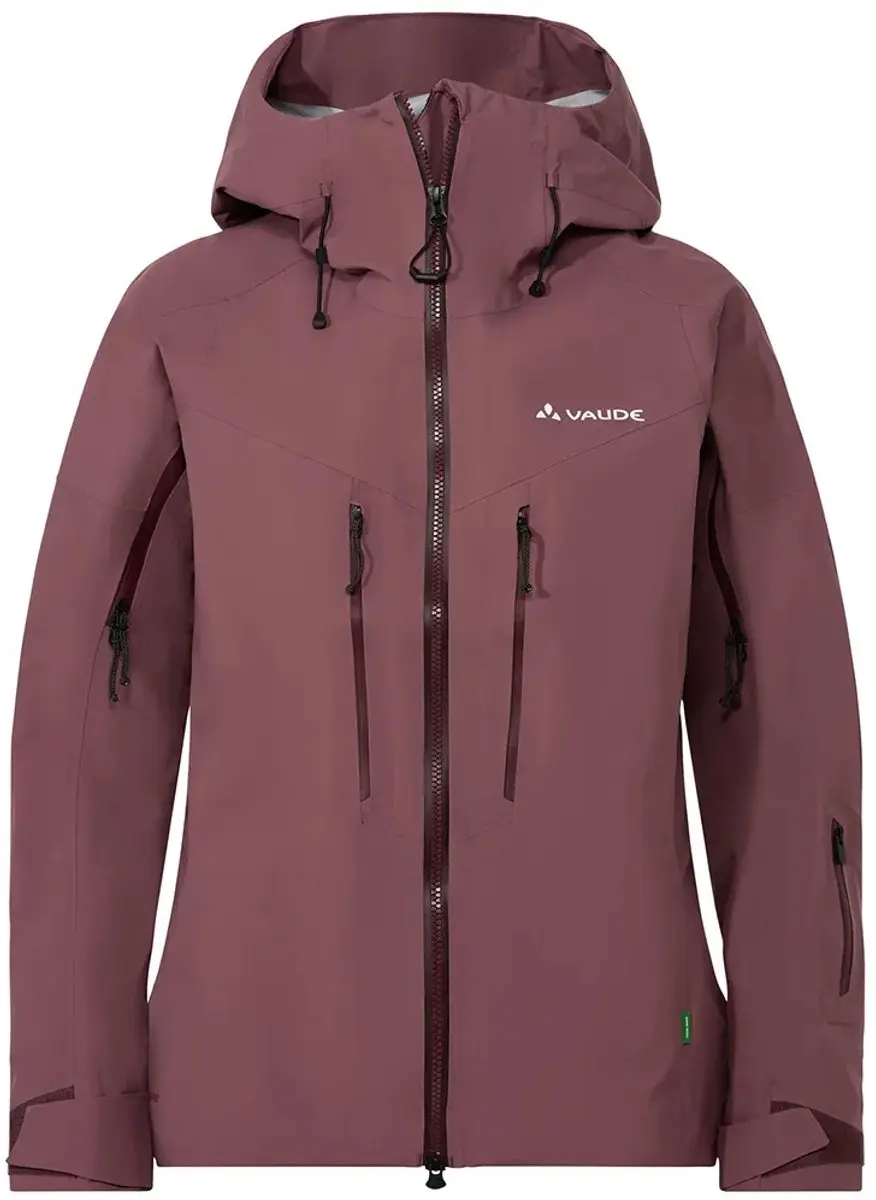 Vaude Monviso II Dames Ski Jas - Ruby Dusk - afbeelding 3 van 4