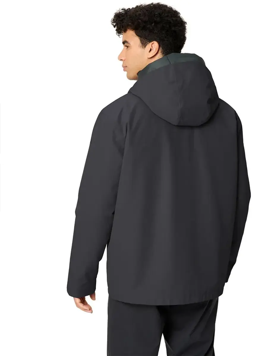Vaude Mineo 3in1 Afneembare Jas - Zwart L - afbeelding 3 van 3