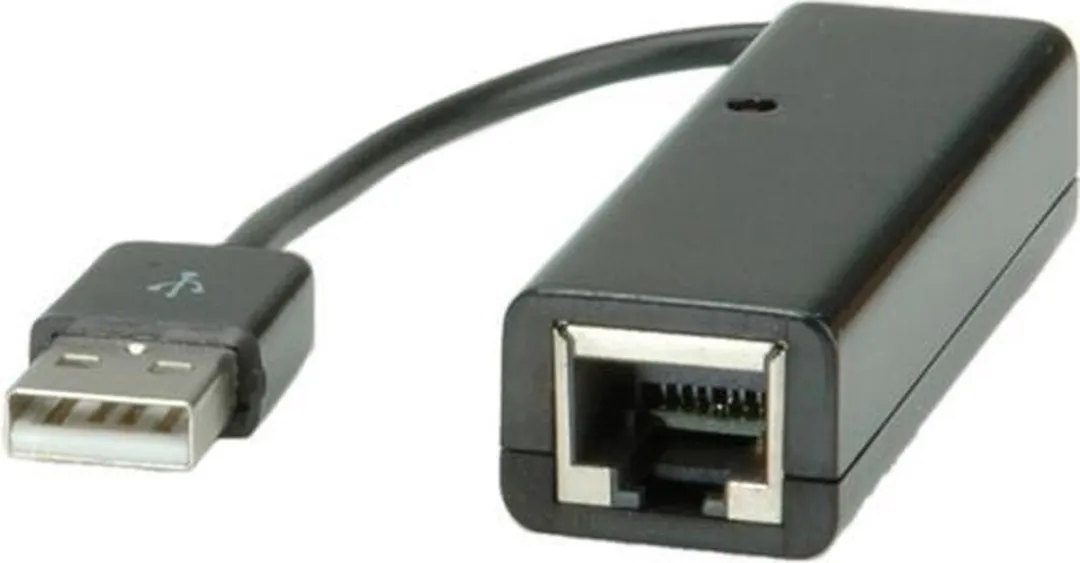 Value USB 2.0 naar RJ45 Converter - Zwart