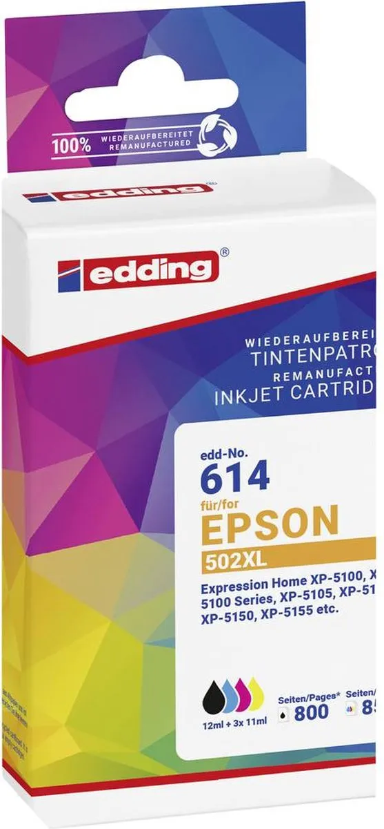 edding Inktcartridge 18-614-01 Multipack