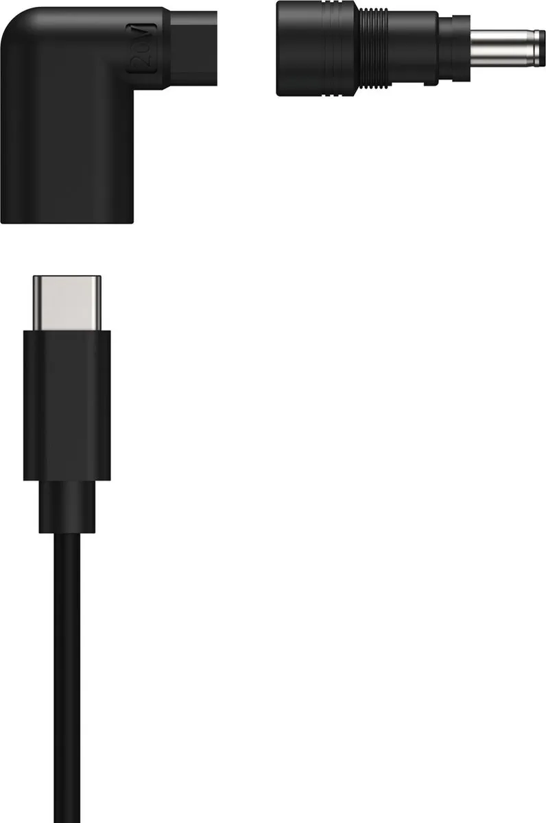Ansmann 1700-0137 USB-C Laptop Adapter - Zwart