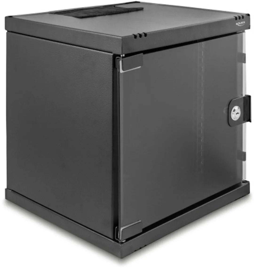 Delock 43422 10" Network Cabinet 6U - 330x312x300mm - 30kg - Zwart - afbeelding 6 van 6