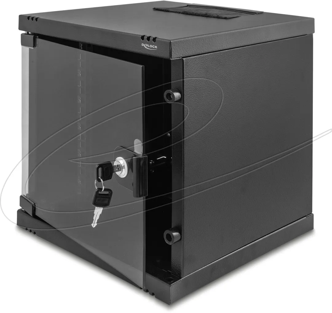 Delock 43422 10" Network Cabinet 6U - 330x312x300mm - 30kg - Zwart