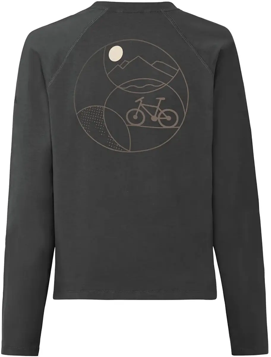 Vaude Cyclist Dames T-shirt Lange Mouwen - Graphite - afbeelding 3 van 3