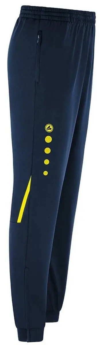 Jako Challenge Polyester Joggingbroek Heren - Marine/Fluogeel - afbeelding 2 van 4