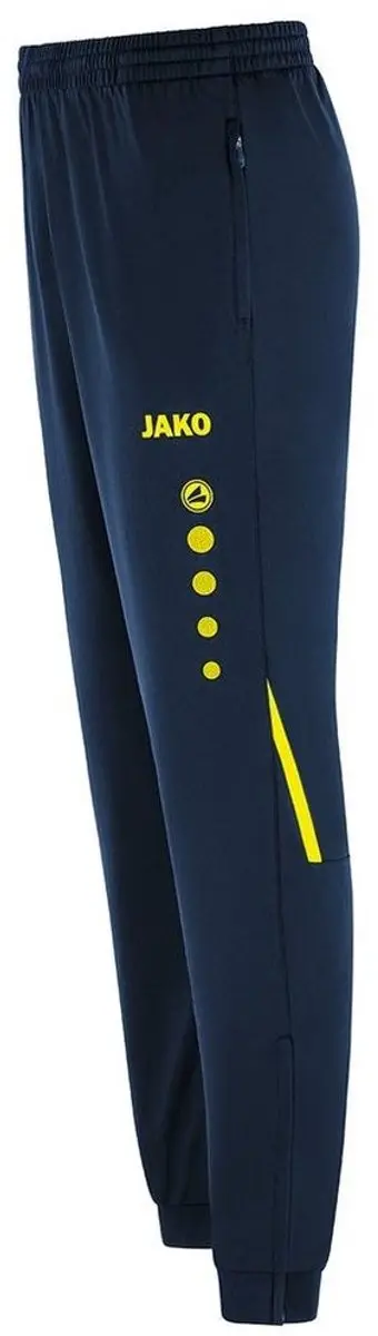 Jako Challenge Polyester Joggingbroek Heren - Marine/Fluogeel - afbeelding 4 van 4