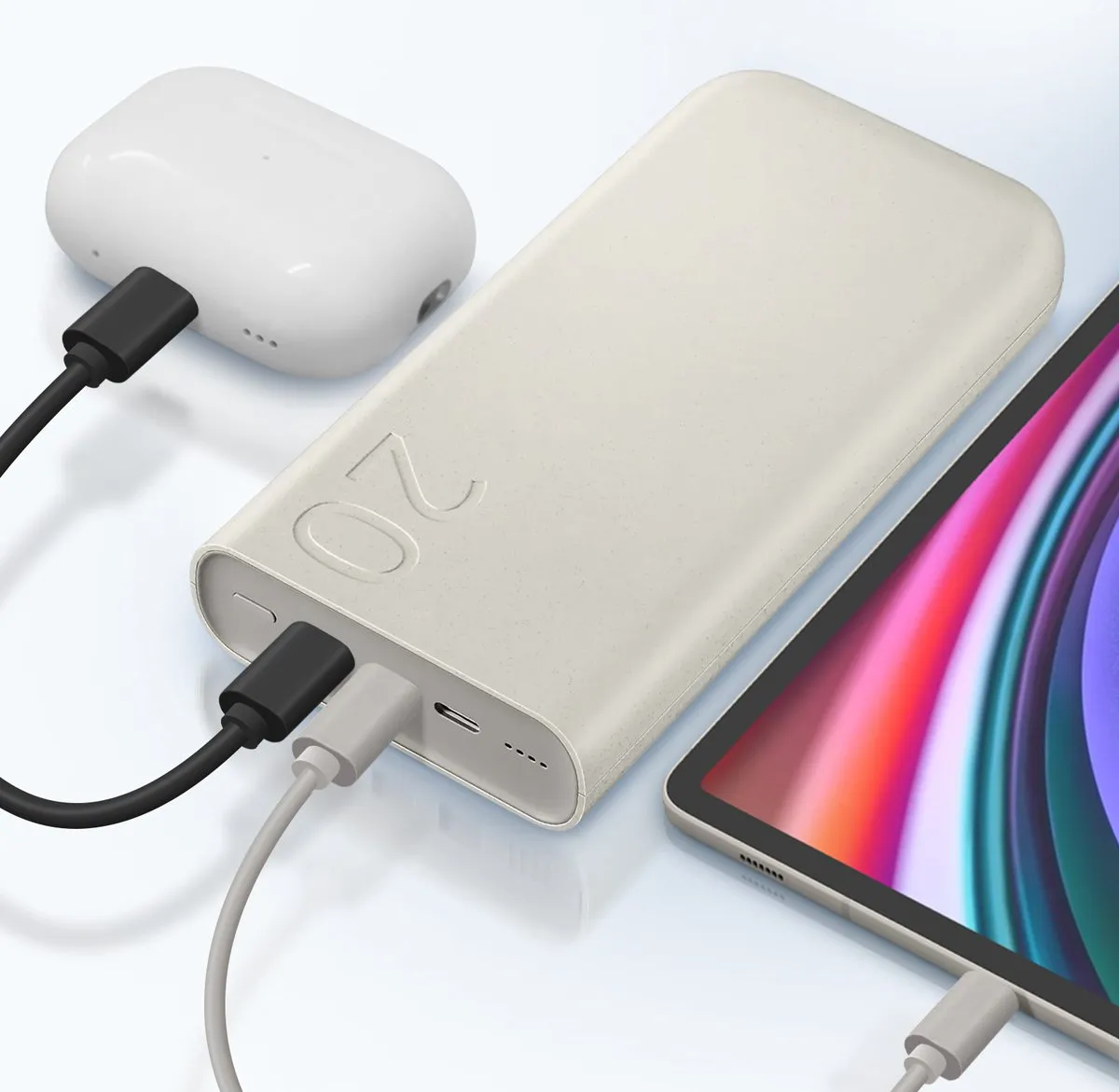 Samsung EB-P4520XUEGEU Powerbank 20000mAh - 3x USB-C - Beige