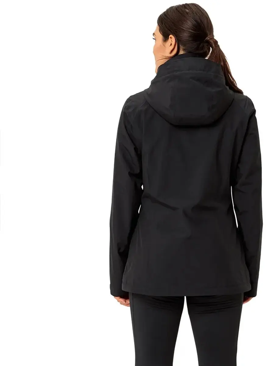 Vaude Rosemoor II 3-in-1 Damesjack - Zwart 46 - afbeelding 4 van 4