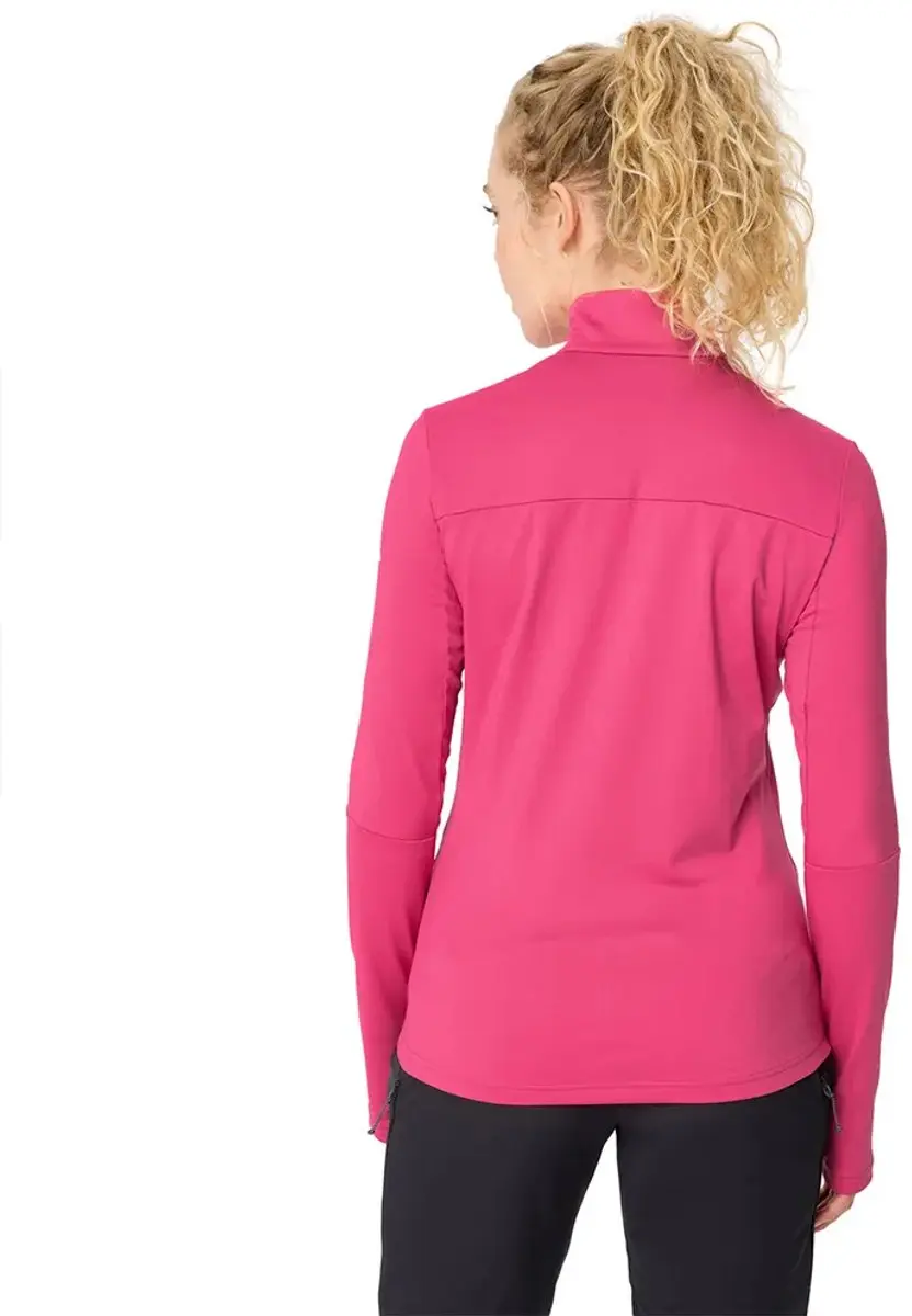 Vaude Livigno II Sweatshirt met Halve Rits - Roze - 38 - afbeelding 2 van 4