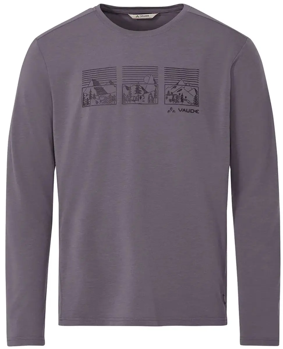 Vaude Rosemoor III Langarmshirt - Purple Ash - L - afbeelding 4 van 4