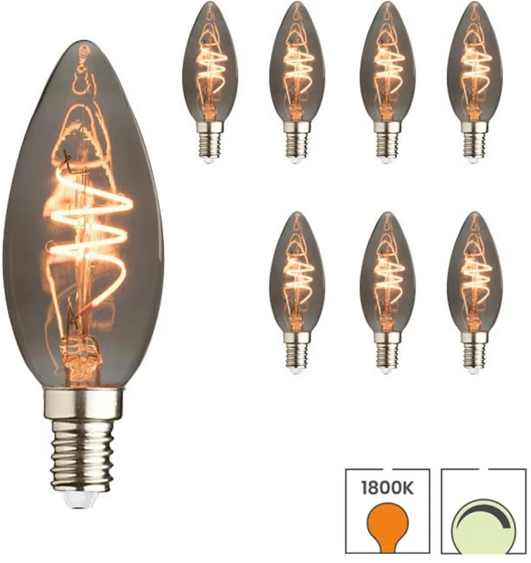 Lybardo E14 Kaarslamp 8 Stuks