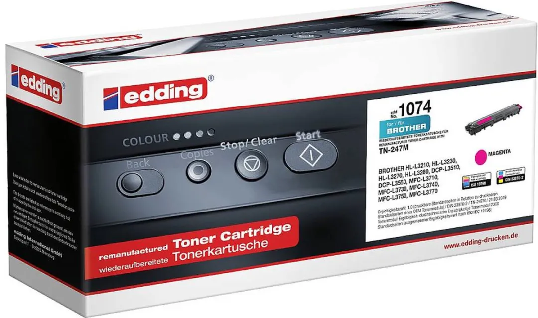 edding Toner Magenta 2300 Pagina's