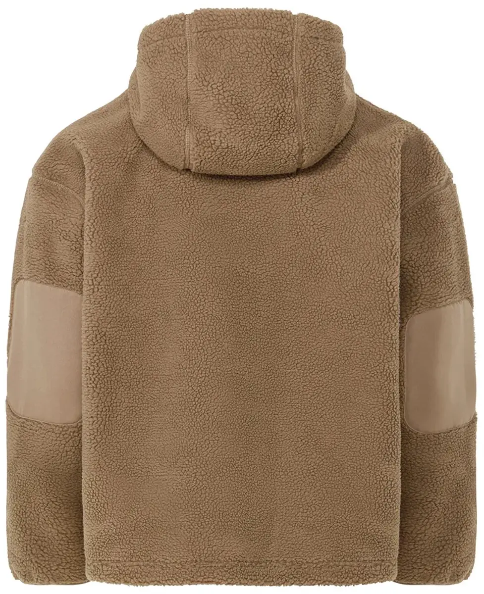 Vaude Manukau IV Fleecejack met capuchon - Oat - L - afbeelding 3 van 4