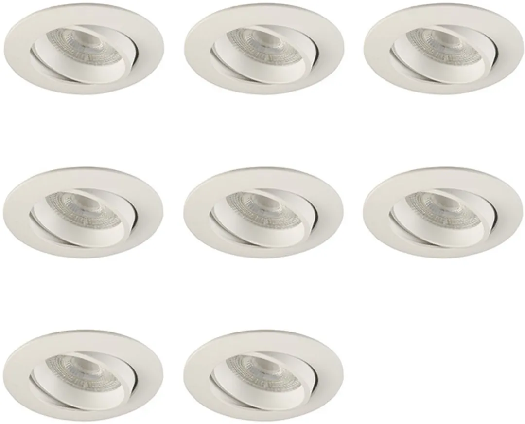 Lybardo Costa Inbouwspot 8-pack