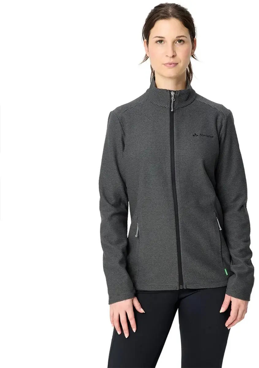 Vaude Strathcona Fleece Met Volledige Rits Grijs 44 Vrouw