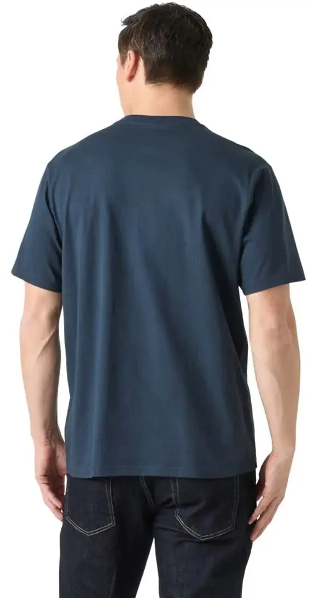 Helly Hansen Staple T-shirt Korte Mouw - Navy - afbeelding 2 van 4