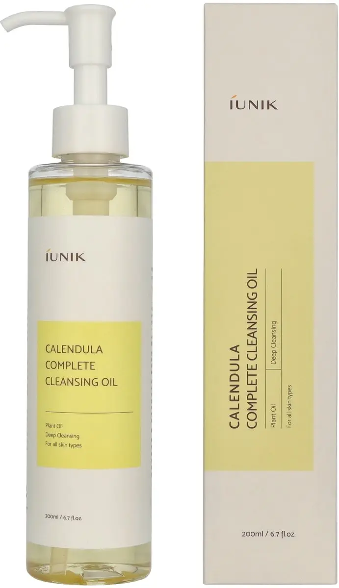iUNIK Calendula Complete Cleansing Oil - 200 ml - afbeelding 3 van 6