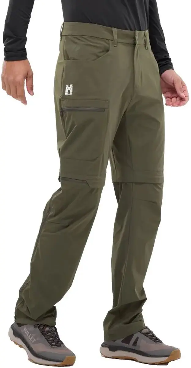 Millet Ubic Stretch Zip Off Converteerbare Broek Groen 38 Man