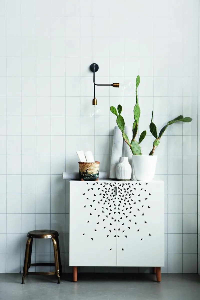 House Doctor Wandlamp Molecular 18cm Brons / Zwart