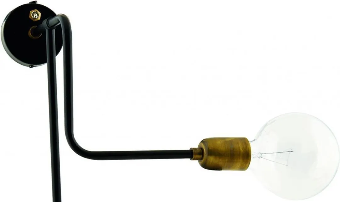 House Doctor Wandlamp Molecular 18cm Brons / Zwart