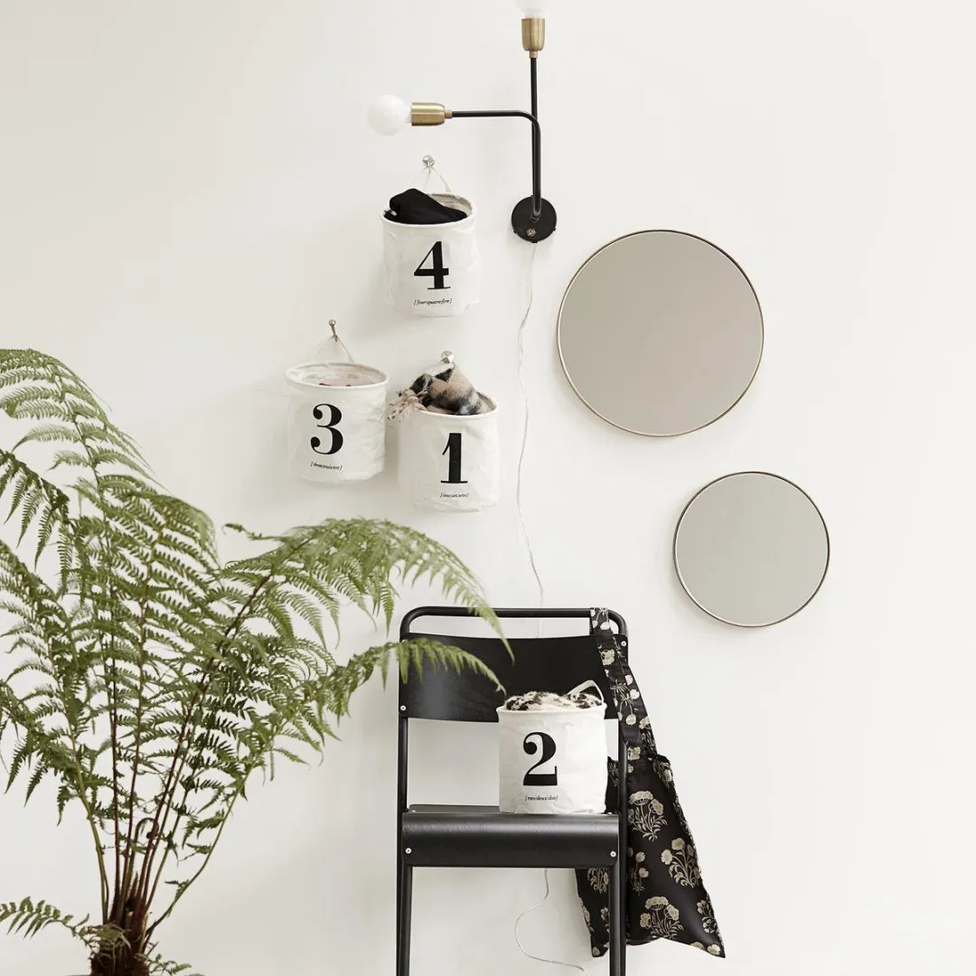 House Doctor Wandlamp Molecular 18cm Brons / Zwart