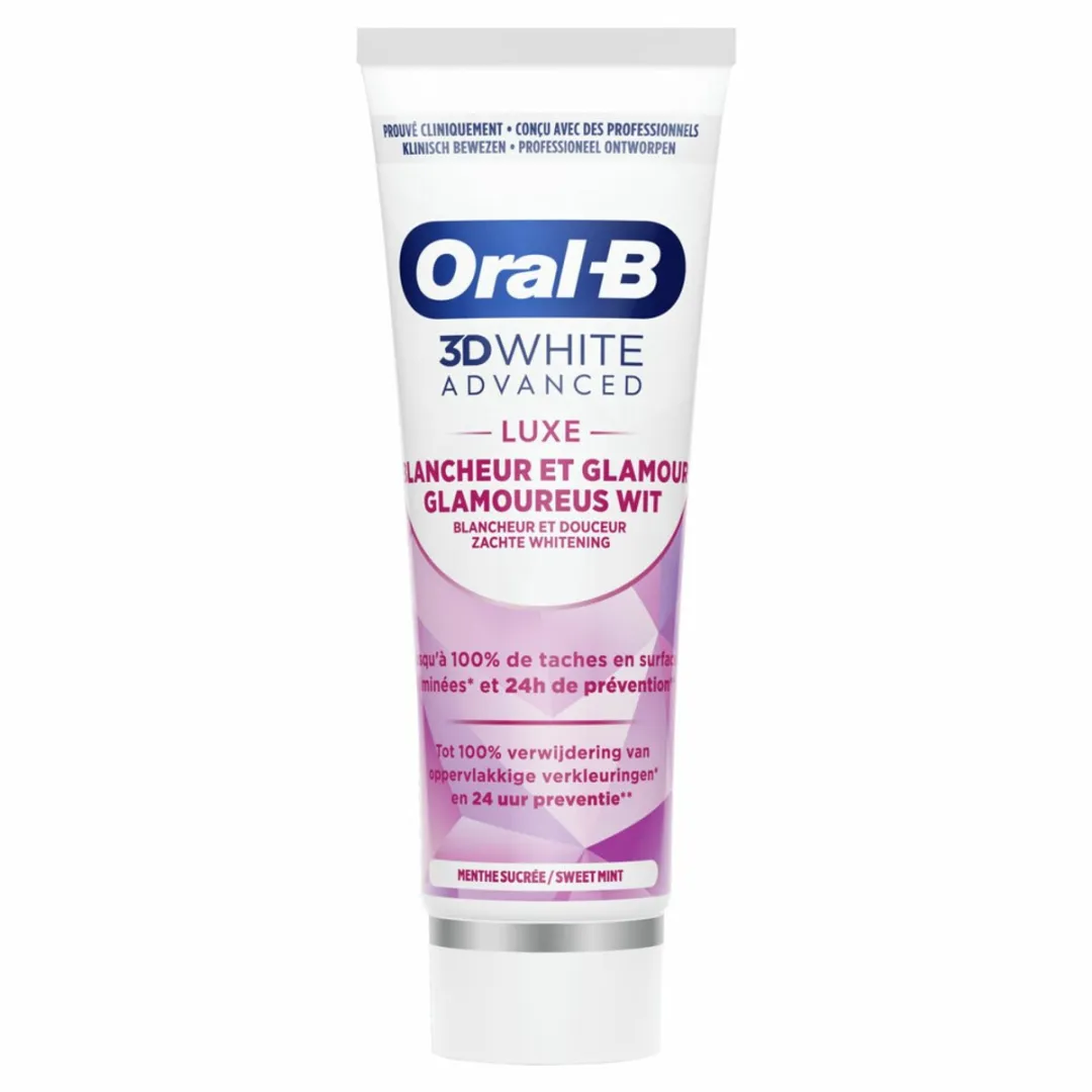 Oral-B 3D White Advanced Tandpasta Glamorous White 75ml