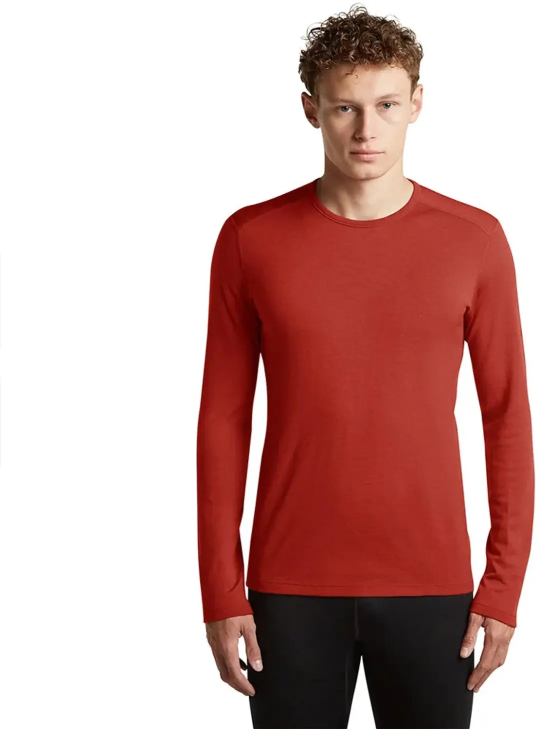 Icebreaker 260 Tech T-shirt Met Lange Mouwen Rood L Man
