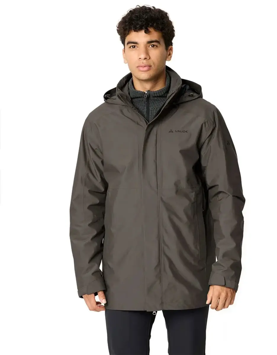 Vaude Idris 3in1 Iv Afneembare Jas Bruin M Man