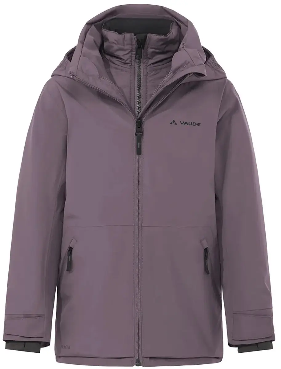 Vaude Casarea 3in1 Ii Afneembare Jas Paars 146-152 cm Kinderen