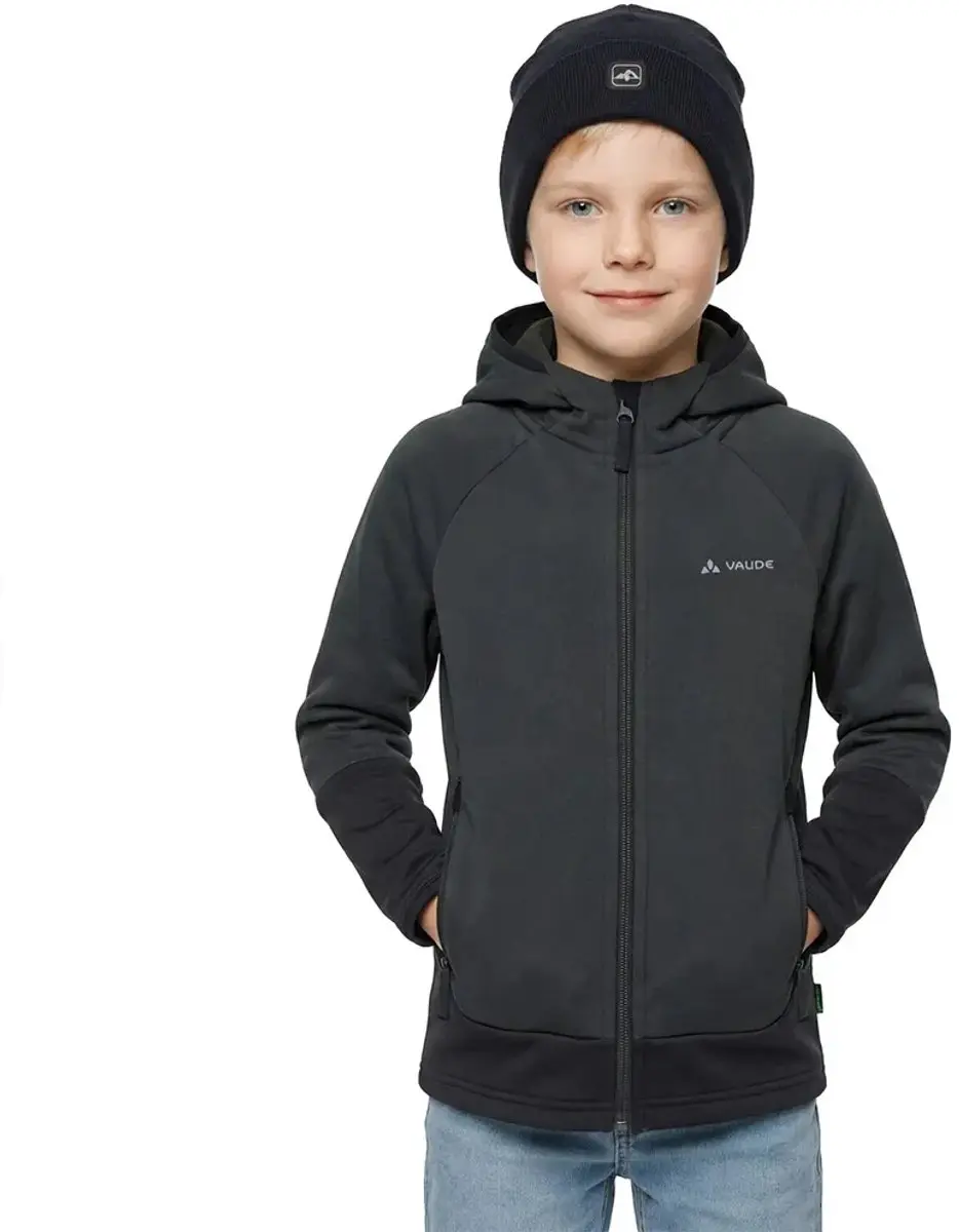 Vaude Capacida Ii Fleece Met Volledige Rits Zwart 134-140 cm Kinderen