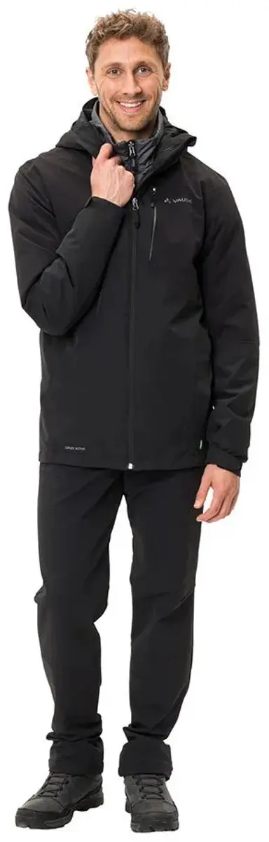 Vaude Miskanti 3in1 Wandeljack - Zwart - S - afbeelding 6 van 6