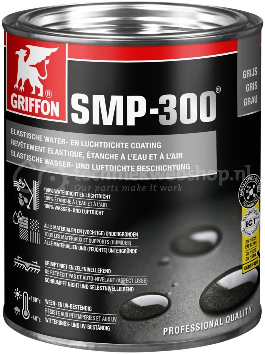 Griffon SMP-300 tin 1 kg grijs