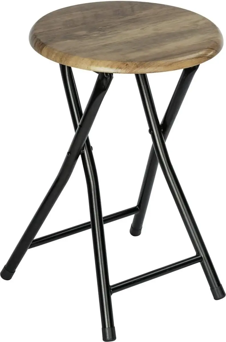 Badkruk Forio, inklapbaar, kleine tafel in industrieel design of plantenkruk met