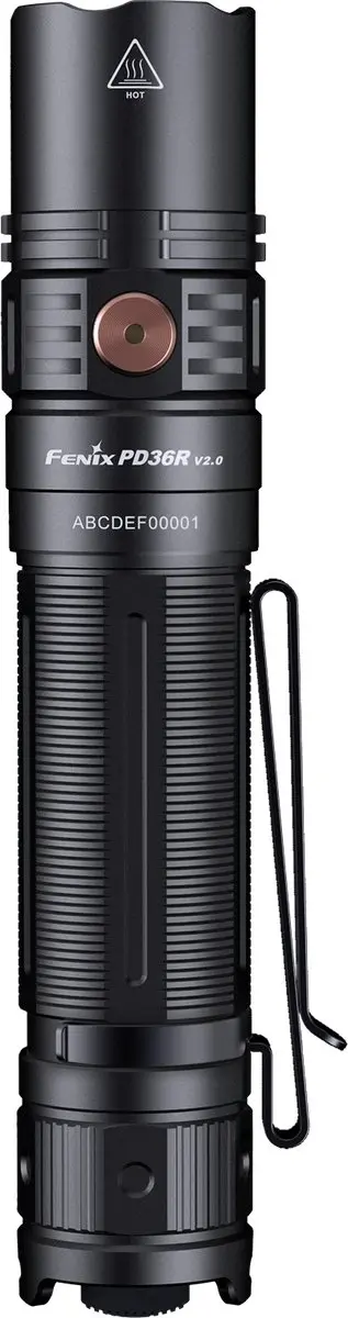 Fenix PD36RV2 Oplaadbare Zaklamp - 1700 Lumen - Zwart - afbeelding 4 van 6