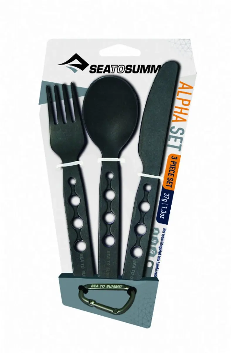 Sea to Summit Alpha Set Bestekset Alu 3-delig