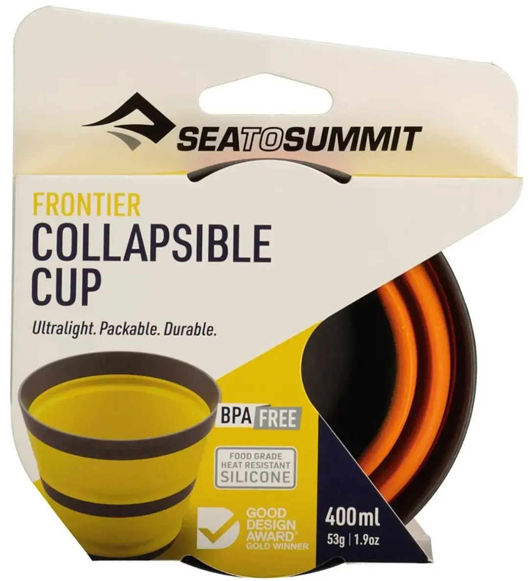 Sea to Summit Frontier UL Opvouwbare Bowl - Oranje - afbeelding 2 van 4