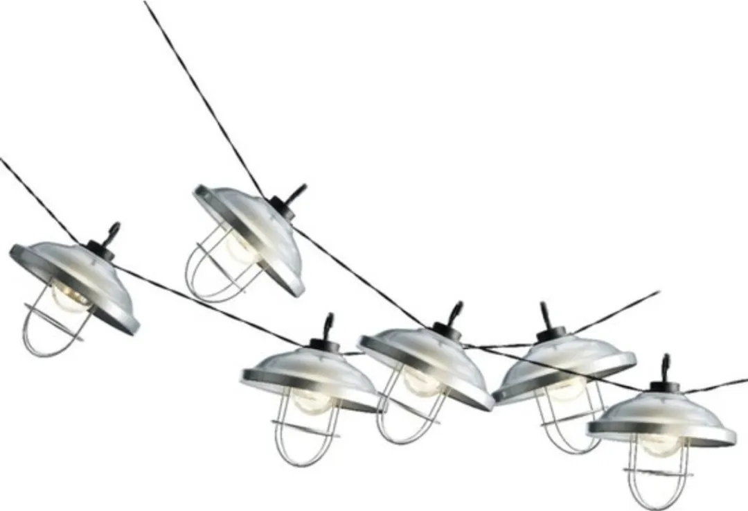 Decoris Solar Tuinverlichting 2,5m - 6 Lampjes Zwart - afbeelding 6 van 6