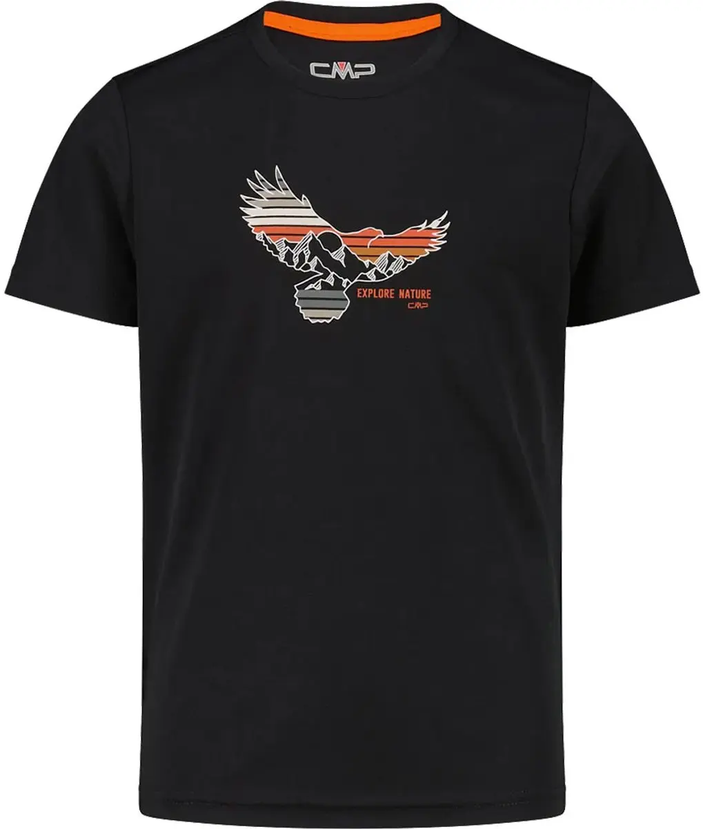 Cmp 38t6744 T-shirt Met Korte Mouwen Zwart 8 Years Kinderen